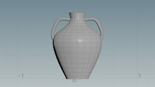 Houdini procedural pottery GIF