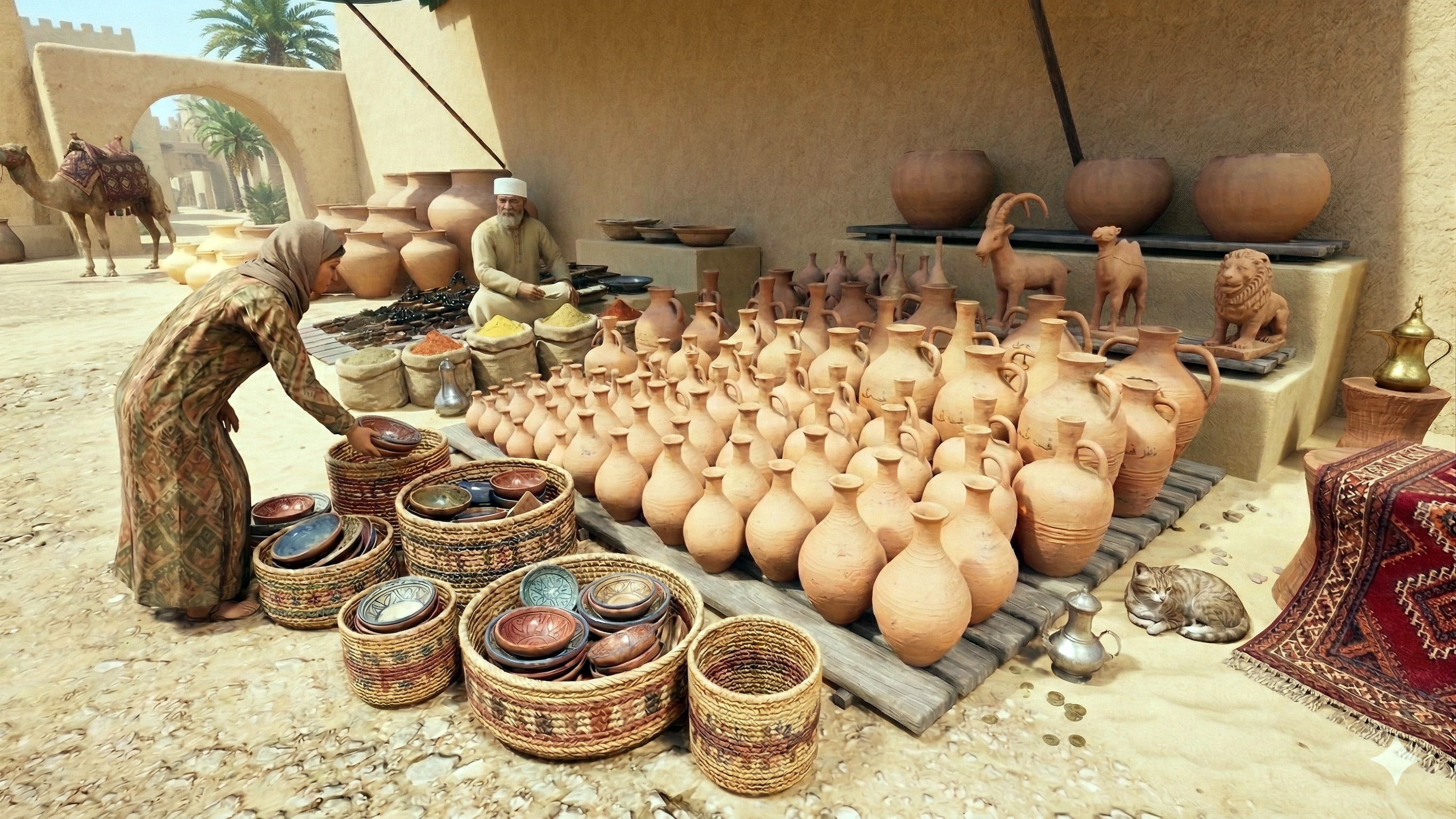 Market Alley — pottery