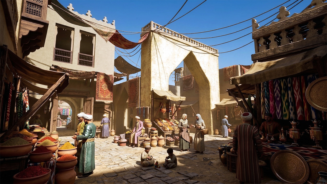 Market Alley environment