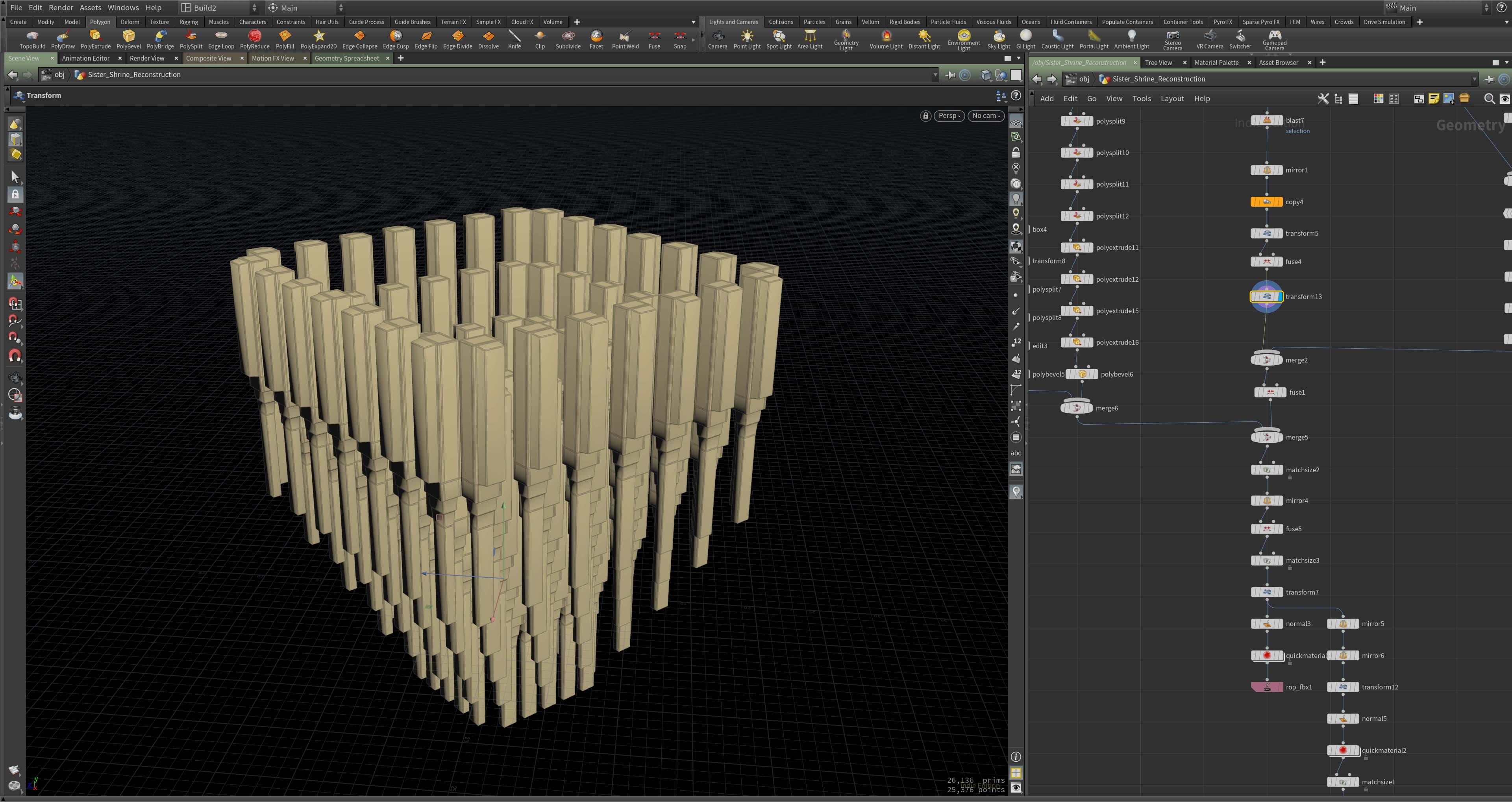Detailing and modular breaks