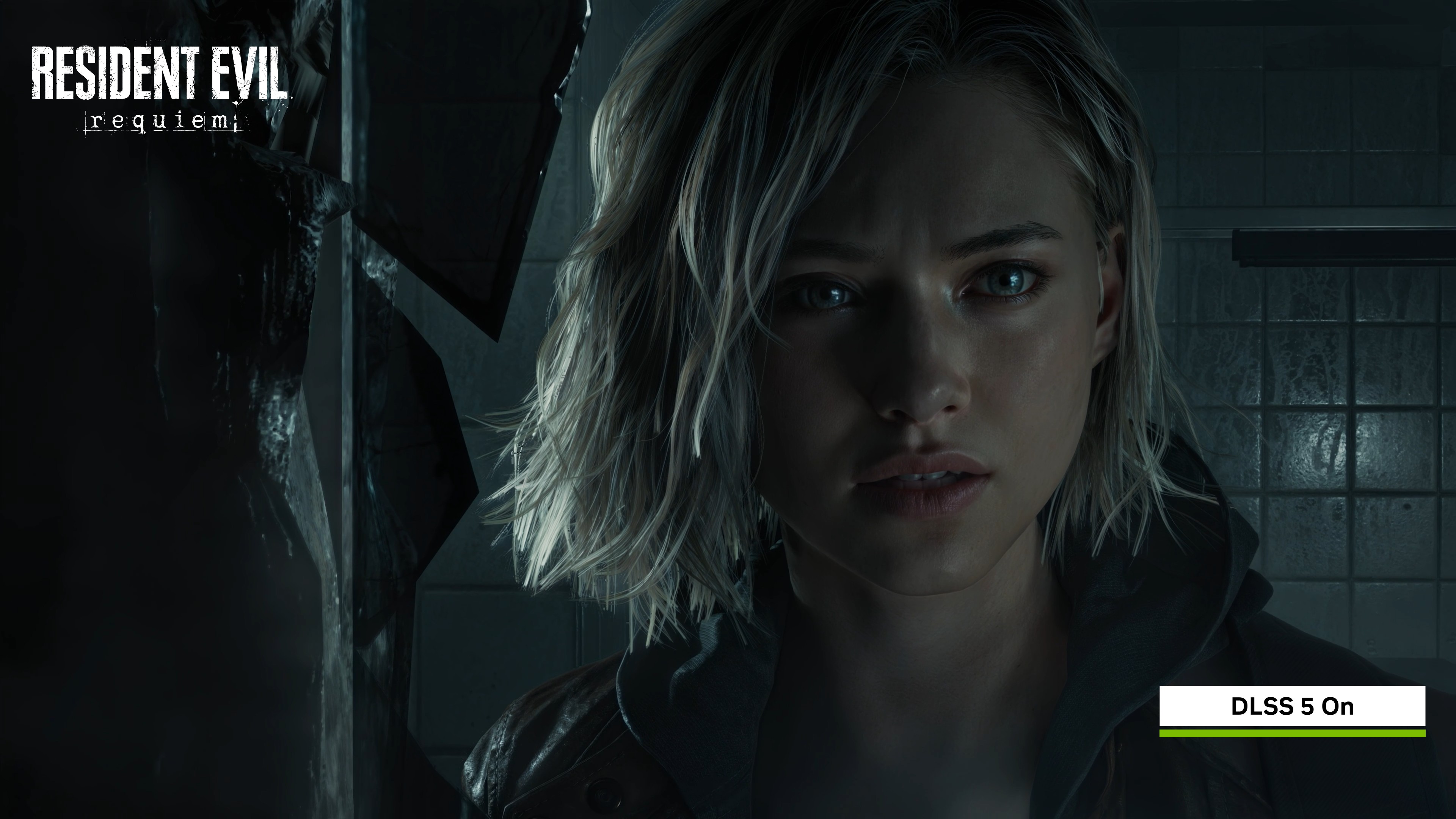 DLSS 5 On — Resident Evil scene with AI rendering active