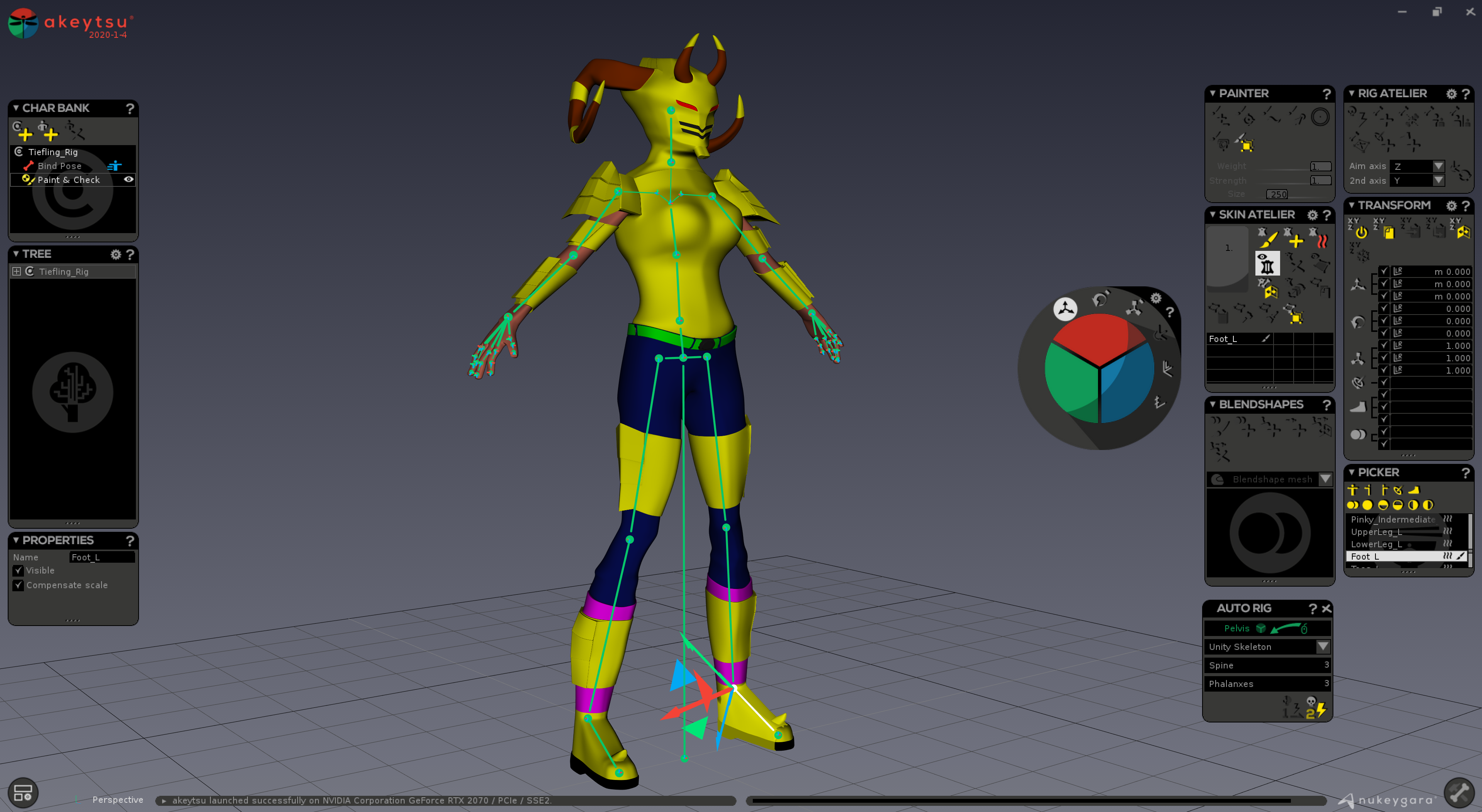 Akeytsu rigging view