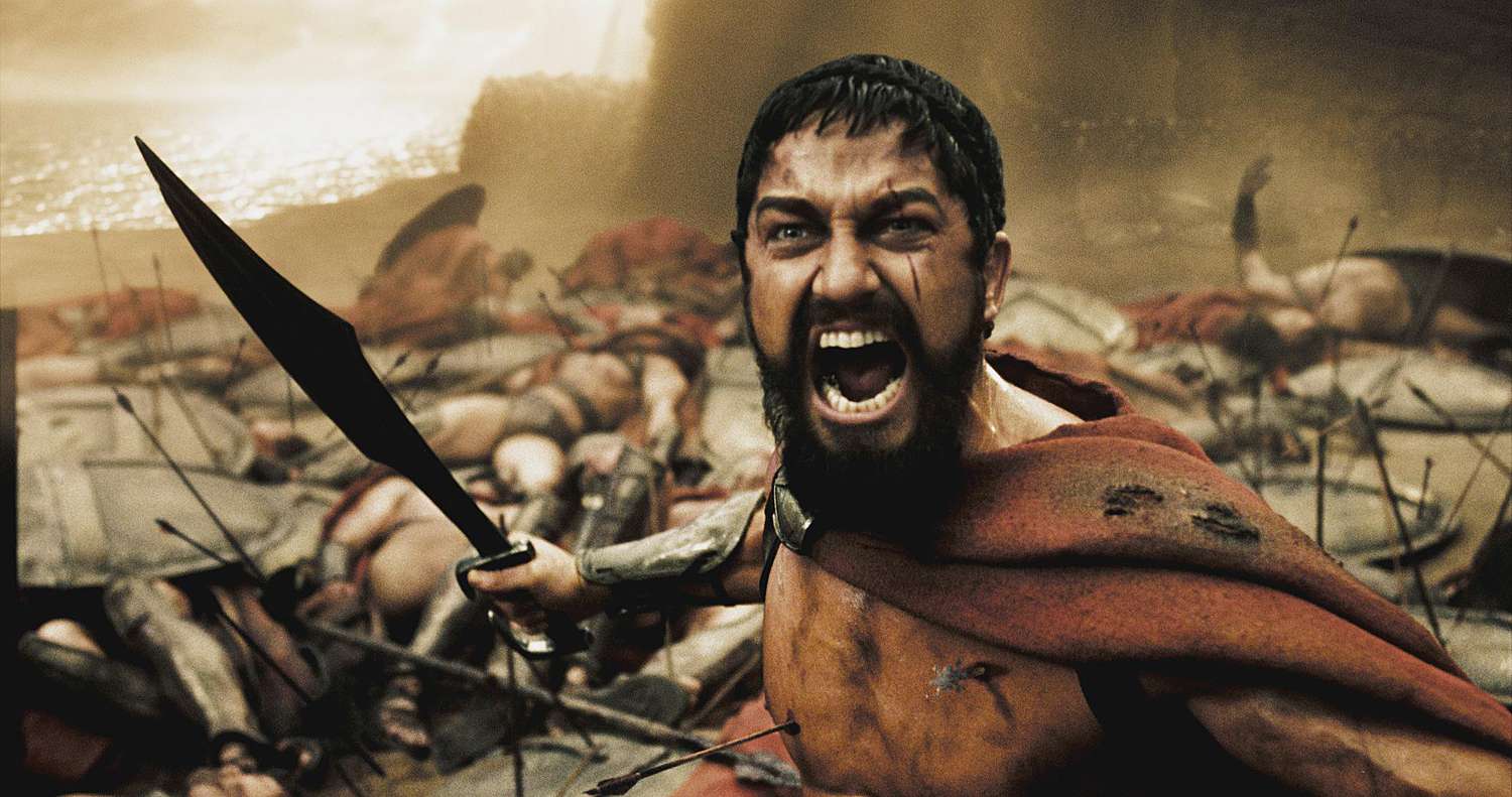 300 — Leonidas in battle
